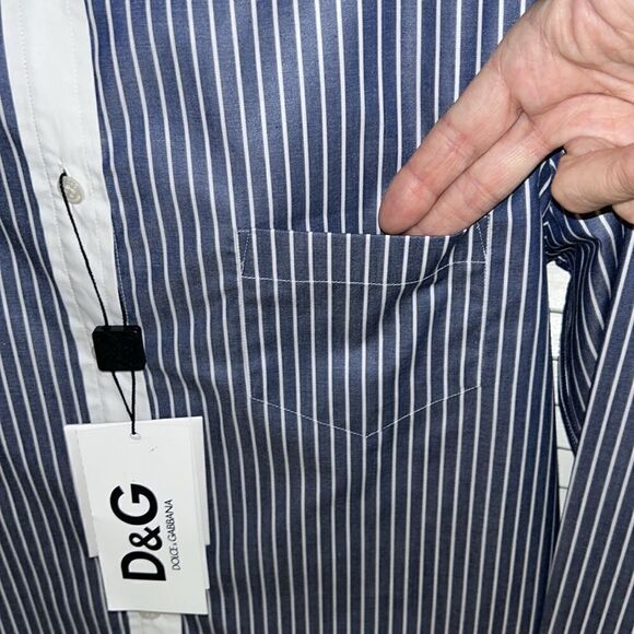 Chic Polished Dolce & Gabbana ‘Easy’ 🇫🇷 French Cuffs. 💯 Cotton look 👀 Sharp - Picture 11 of 17